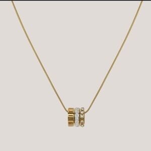 Victoria Emerson Crystal Time Gold-Tone Pendant Necklace - Women